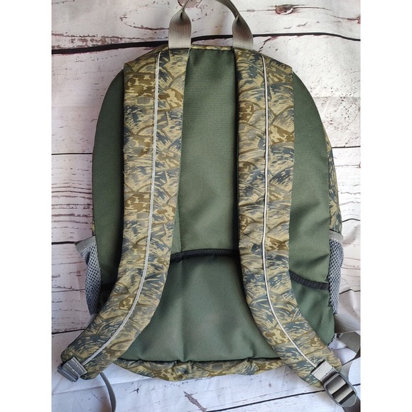 L.L. Bean T-rex Kids School Backpack Green Water Bottle Pockets - Picture 6 of 13